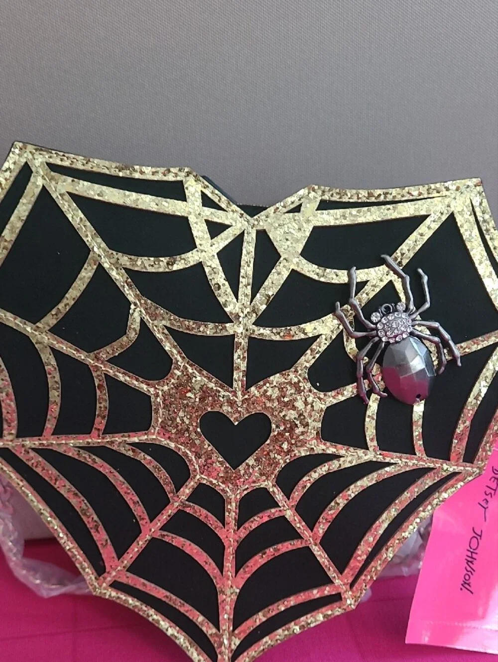 Betsey Johnson Spiderweb Crossbody NWT